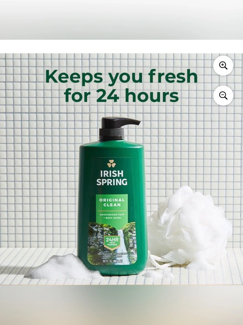 Irish Spring Original Clean 2 Pack Body Wash